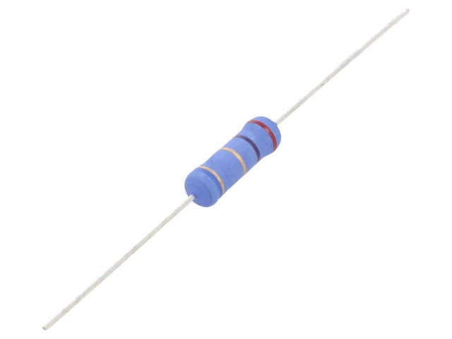 Metalfilmmodstand - 2,7ohm 3W, Ø5,5x16mm (±5%)