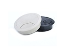 Bord-kabelgennemføringsflange - Plast, Ø60mm, Hvid