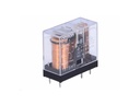 Vertikalt relæ - 24VAC / 10A, 1 x skifte (SPDT)