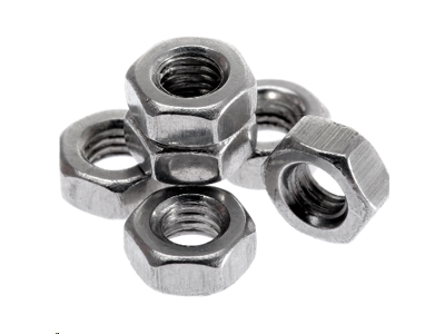 Møtrik, sekskantet - M2.5, forsinket stål, H2mm (100 stk.)