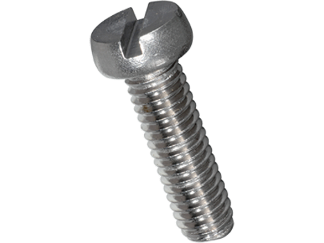 Maskinskrue, cylindrisk - M3x10mm, ligekærv (25 stk.)