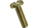 Maskinskrue, panhoved - M3x6mm, ligekærv (50 stk.)