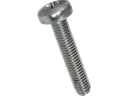 Maskinskrue, panhoved - M2,5x8mm, pozidriv PZ1 (50 stk.)