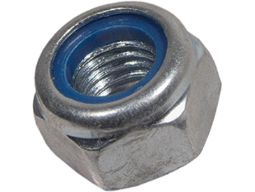 Møtrik, selvlåsende - M2,5 x 3,7mm, HEX-5mm (25 stk.)