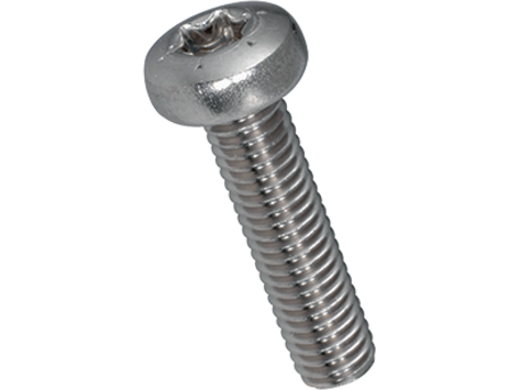 TORX maskinskrue, knaphoved - M4x20mm, TX20, A4 (25 stk.)