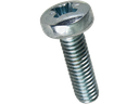 Maskinskrue, panhoved - M4x8mm, pozidriv PZ2 (25 stk.)