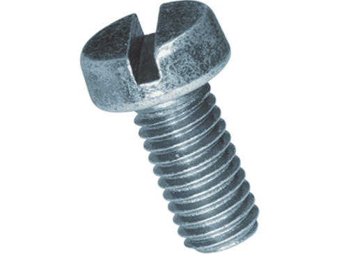 Maskinskrue, cylindrisk - M5x60mm, ligekærv (10 stk.)