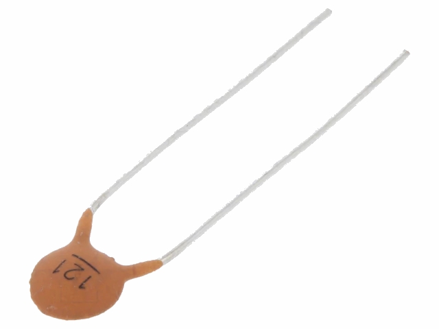 Keramisk kondensator - 120pF / 100V (5,08mm)