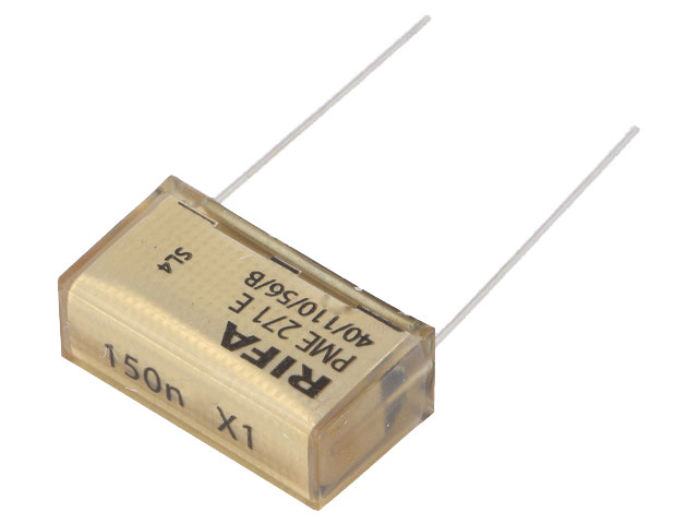 X1 Papirkondensator - 150nF / 300VAC, ±10% (25,4mm)