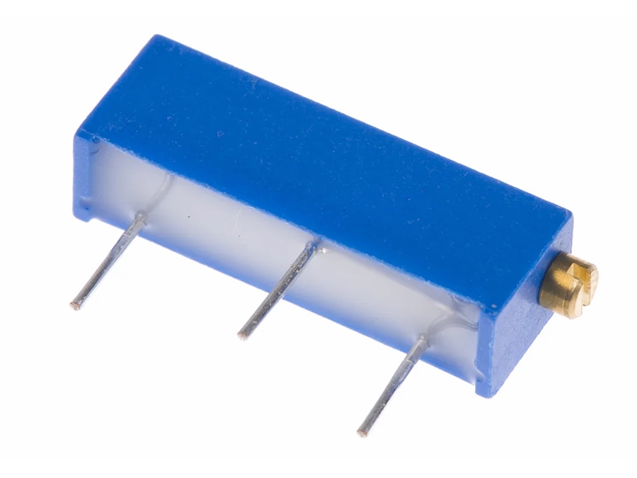 Multiturn trimmepotmeter - 2Mohm, 19mm, 750mW, ±10%