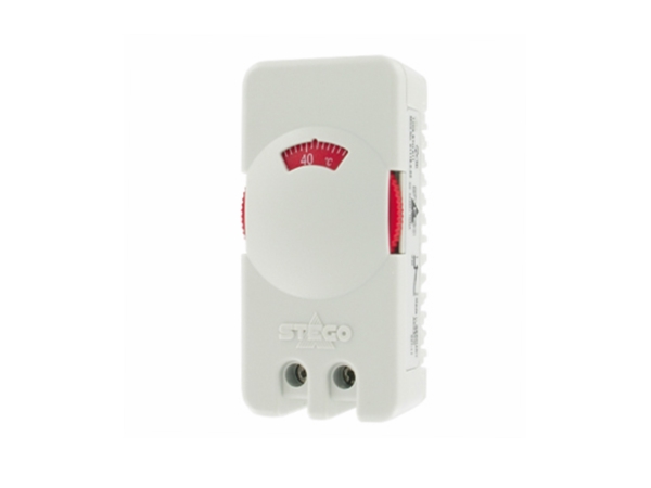 Termostat til DIN skinne - NC, 10A/250V, 0-60°C