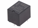 Miniature relæ - 24VDC 10A, 1 x slutte (SPST-NO), 5-ben 2mm