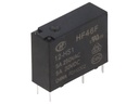 Miniature relæ - 12VDC / 5A, 1 x slutte (SPST-NO), 4-ben 7mm