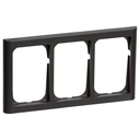 LK Fuga ramme Softline 63 3x1½m - koksgrå