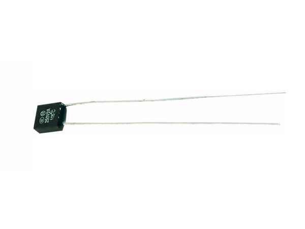 Termisk sikring - 130°C, 250V / 2A (6x6,5x2,8mm)
