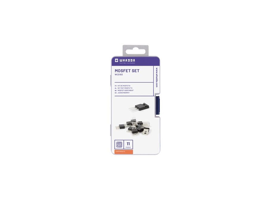 MOSFET transistor sortiment (11 transistorer)