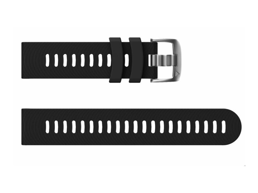 Urrem til Garmin Forerunner 55 - 20mm, Sort