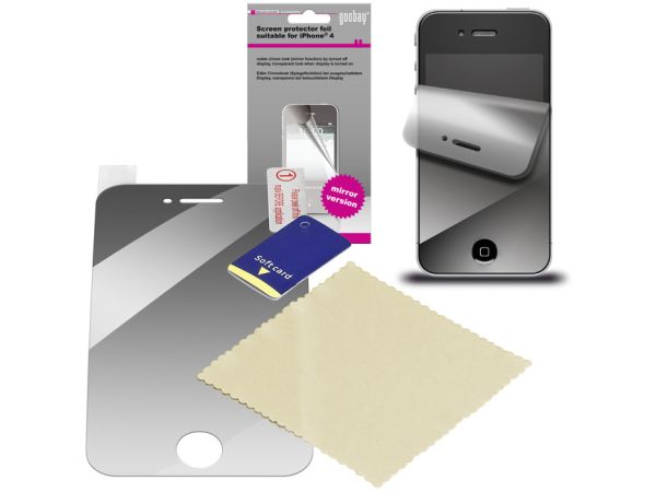 Displayfolie til iPhone 4/4s - Spejl effekt (1 stk.)
