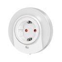 LED natlampe - 1 x 230Vac udtag, skumringssensor, 2700K