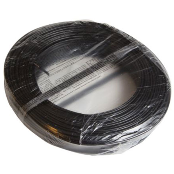 Inst. ledning PVL blyfri 1x1,5mm sort - 100 meter