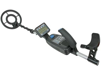 Prof. metaldetektor m. pinpointer og LCD display
