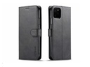 Læder flipcover m. kortholder - Til iPhone 13, Sort