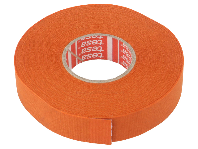 Lærredstape - 19mm bred / 260µm, Orange (25m)