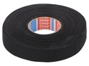 Lærredstape - 19mm bred / 320µm, 150°C, Sort (25m)