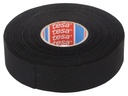 Lærredstape - 25mm bred / 320µm, 150°C, Sort (25m)