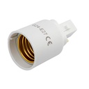 Pæresokkel adapter - G24d til E27