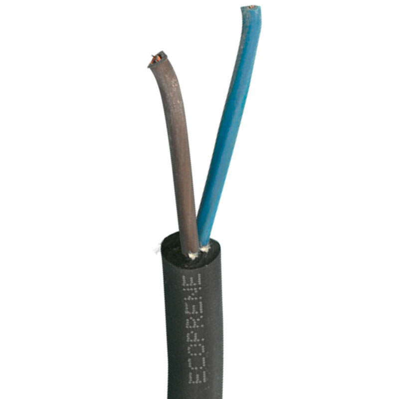 Gummikabel H07RN-F 2x1,5mm² - pr. meter