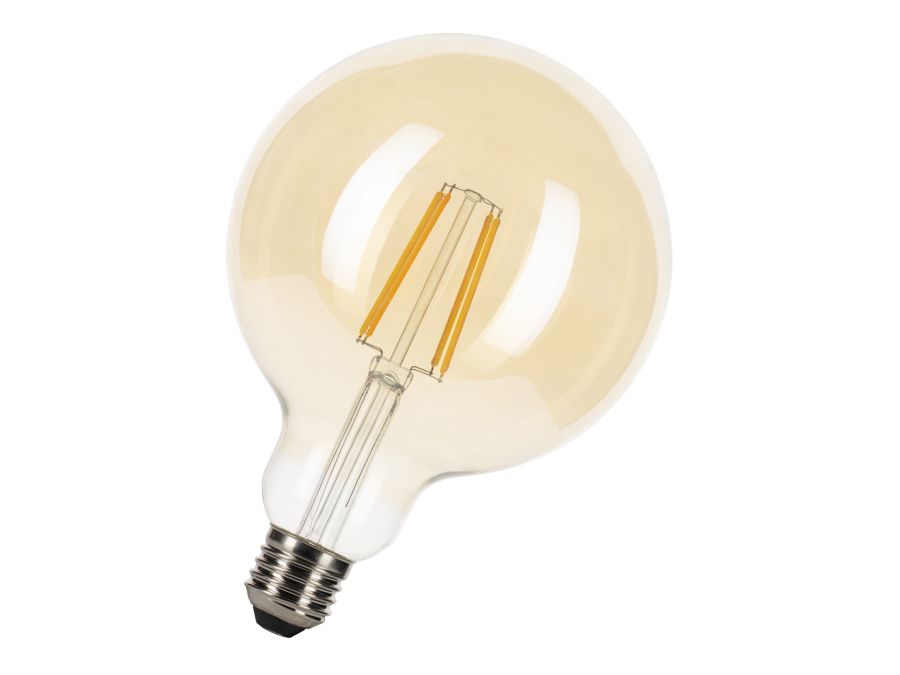 G125 filament LED Gold - 240V / 8W, dæmpbar, E27 (2200K)