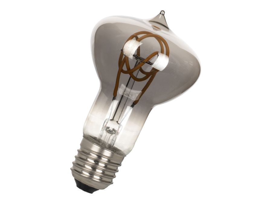 R63 SpiraLED Nostalgic - 240V 4W dæmpbar, E27 (2200K), Sort