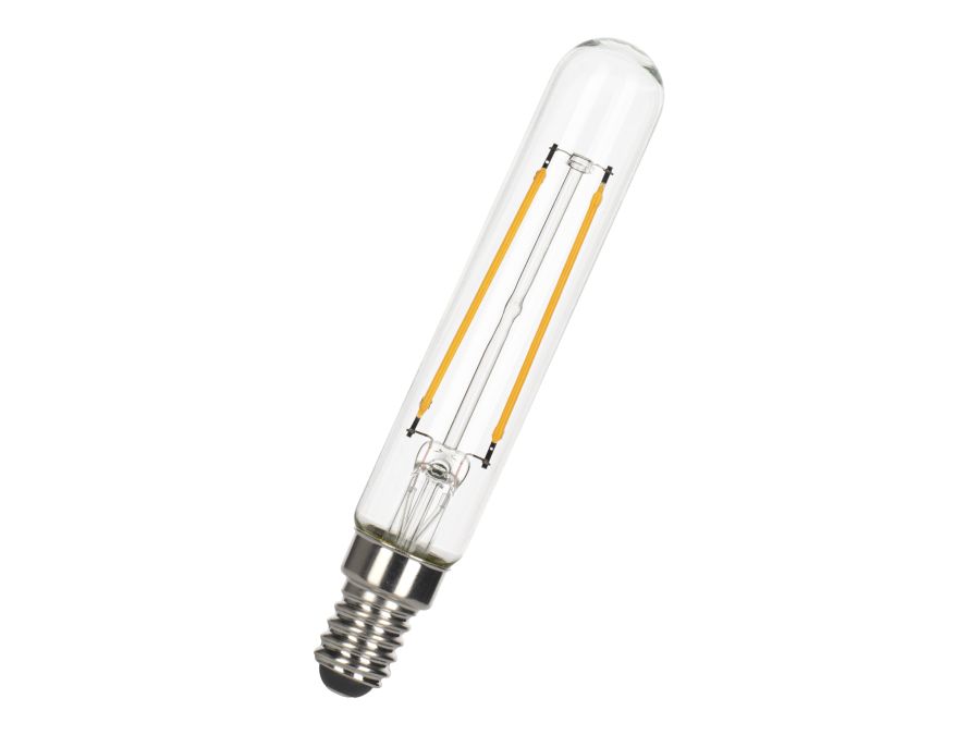 T20 LED filament pære - 240V 4W klar, Dæmpbar, E14 (2700K)