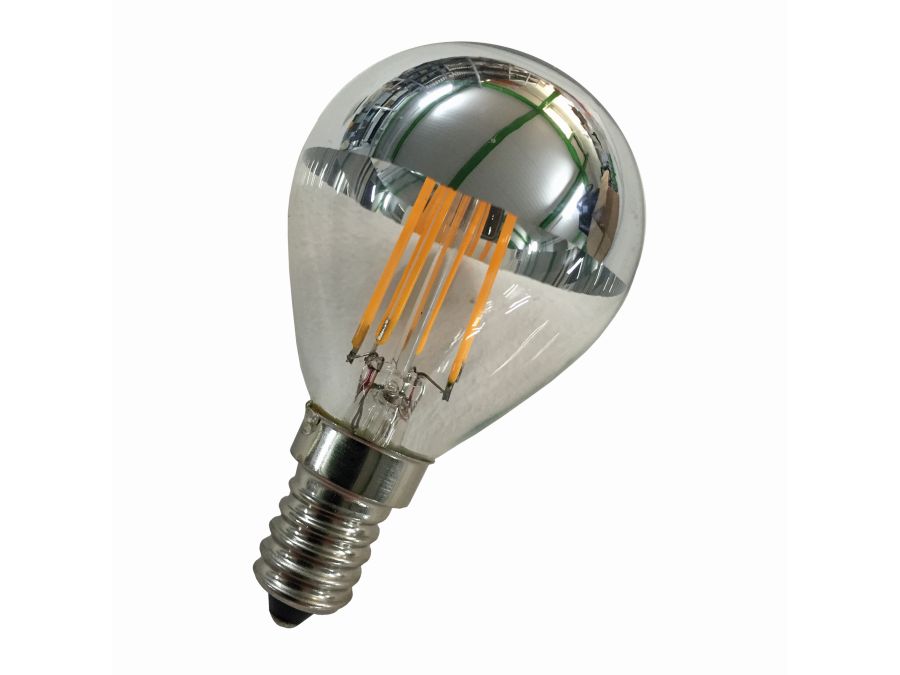 G45 filament LED topforspejlet - 240V 2W E14 (2700K)