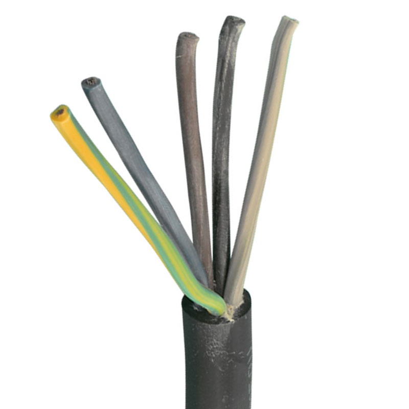 Gummikabel H07RN-F 5x1,5mm² - pr. meter