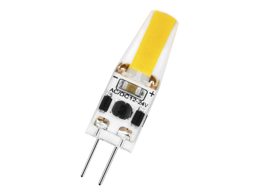 G4 LED stiftpære - 12V 1W, Varm hvid (100 lm, 330°)