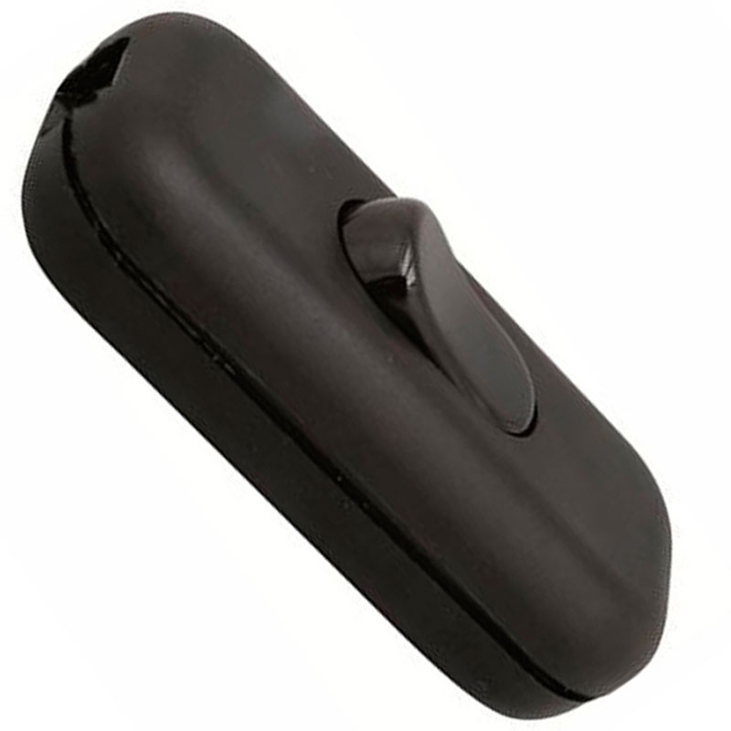 Gennemgangsafbryder sort