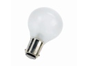 Dværglampe - 12V / 12W Globe, Ba15d sokkel (Ø38x56mm)