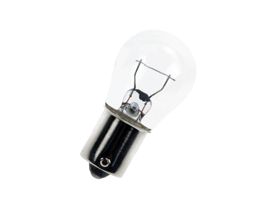 Dværglampe - 24V / 20W Globe, Ba15s sokkel (Ø25x47mm)