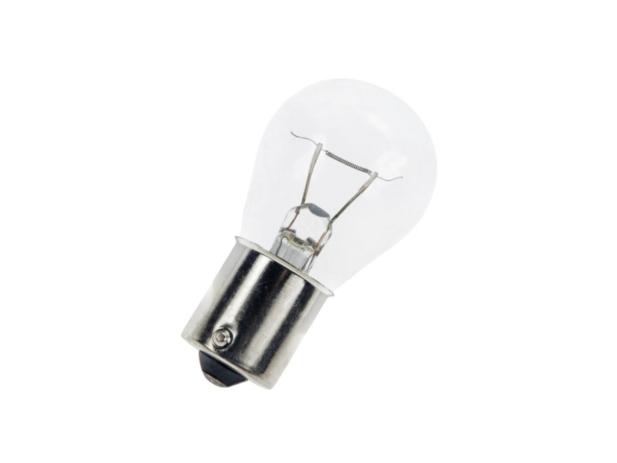 Dværglampe - 48V / 25W Globe, Ba15s sokkel (Ø25x50mm)