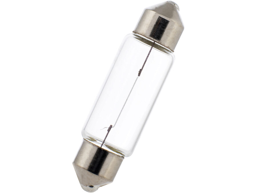Pinollampe - 12V / 830mA / 10W S8.5 sokkel (Ø11x36mm)