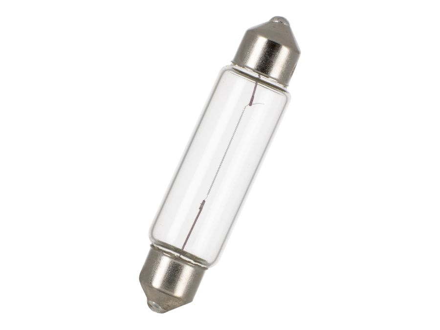Pinollampe - 6V / 1,7A / 10W S8.5 sokkel (Ø11x41mm)