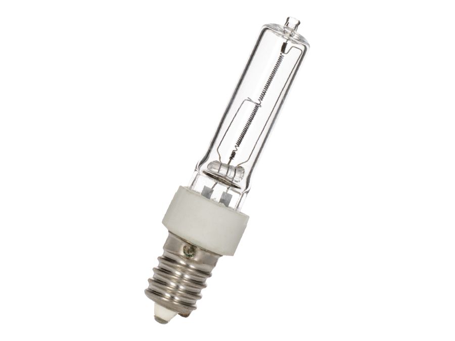JD halogenpære - 240V / 75W klar, E14 sokkel (Ø18x63mm)