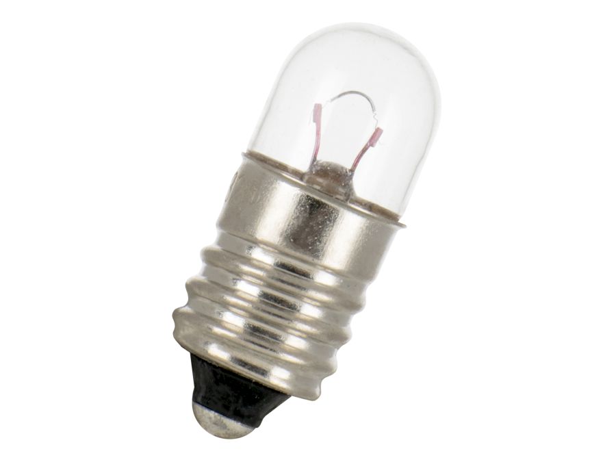 Dværglampe - 3.3V / 300mA / 1W, E10 sokkel (Ø9x23mm)