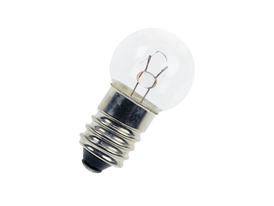 Dværglampe - 2.4V / 1.25A / 3W, E10 sokkel (Ø15x29mm)