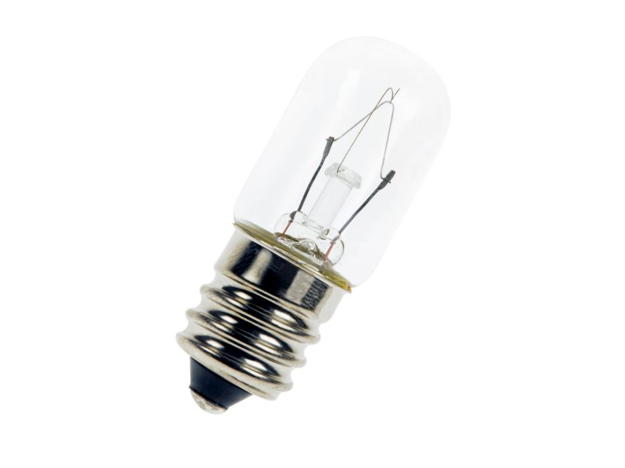 Rørlampe - 30V / 233mA / 5-7W, E14 sokkel (Ø16x45mm)