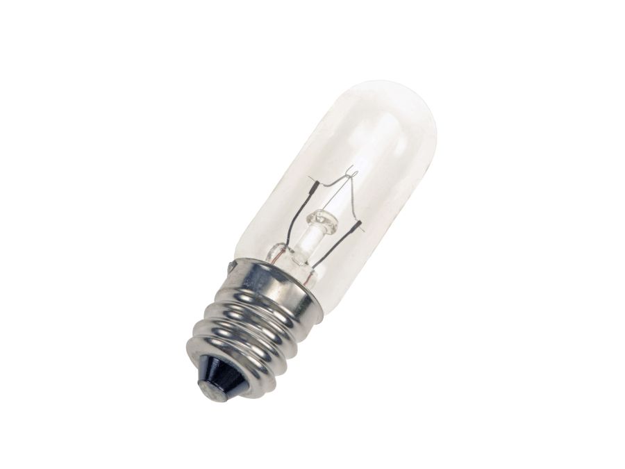 Rørlampe - 12V / 833mA / 10W, E14 sokkel (Ø16x54mm)