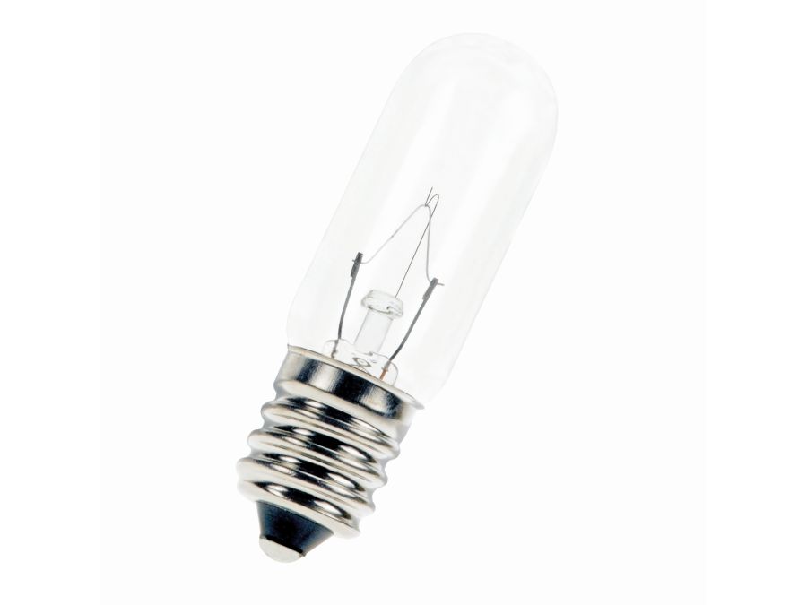 Rørlampe - 24V / 208mA / 5W, E14 sokkel (Ø16x54mm)