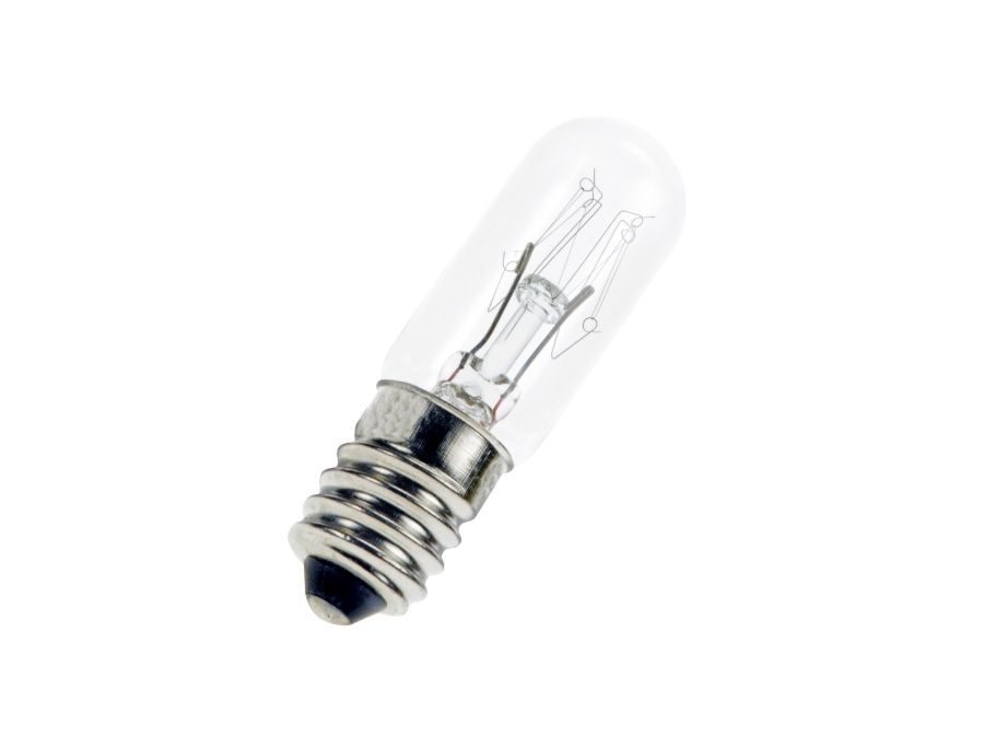 Rørlampe - 220V / 23mA / 5W, E14 sokkel (Ø16x54mm)